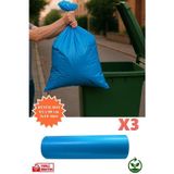 Premium Büyük Boy Çöp Poşeti 65X80 cm 3X10 Adet Ev Mutfak Banyo Iş Ofis Avantajlı Ekonomik Paket