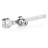 Premium Cam Kabin Kilidi, Metal Yapı, Şeffaf Ve Güvenli Tasarım, 14Cm Uzunluk, Anahtar İle Kilit Sistemi, Dolap Ve Vitrinler İçin Teşhir