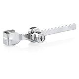 Premium Cam Kabin Kilidi, Metal Yapı, Şeffaf ve Güvenli Tasarım, 14cm Uzunluk, Anahtar ile Kilit Sistemi, Dolap ve Vitrinler İçin