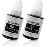 Premium® Canon G2400 Tanklı Yazıcı Uyumlu Muadil Siyah Mürekkep 135Ml