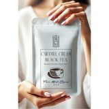 Premium Caramel Black Tea 100G, Karamel Aromalı Siyah Çay - 100 gr