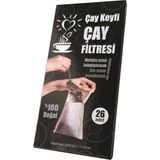 Premium Çay Keyfi Çay Demleme Poşeti Kağıt Filtre 26 Poşet Tekli Paket %100 Doğal