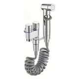 Premium Çift Çıkışlı Taharet Musluğu Seti - Esnek Spiral Hortumlu Taharet Bataryası ve Başl - Çok Renkli