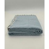 Premium Çift Katlı Özel Kumaş Müslin Bebek Battaniyesi - %100 Pamuklu Mevsimlik - 95 x 100 cm