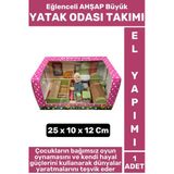 Premium Çocuk Eğlenceli Hayal Dünyası Beceri Geliştirici El Yapımı Ahşap Büyük YATAK ODASI TAKIMI