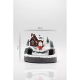 Premium Collection Dekoratif Işıklı Yılbaşı Süs Tren-Noel Baba
