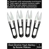 Premium Dayanıklı Paslanmaz Çelik Pratik Kamp Doğa Balık Yaylı Keskin Balıkçı Ip Kesme Makası
