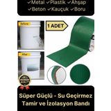 Premium Dayanıklı Süper Güçlü Su Geçirmez Sızdırmaz Yeşil Tamir ve Izolasyon Bandı 48MM x 10M-1 Adet