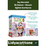 Premium Dikkat Algı Duyusal Görsel Gelişimi Eğlenceli Öğrenme Çocuk Hisset Tanı Kış Eğitim Kartları