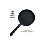 Premium Döküm Tek Kişilik Mini Yumurta & Pancake Tava - 14 cm