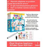 Premium Eğitici Zeka El Göz Koordinasyonu Geliştirici Matematik Ingilizce Alfabe Oyun Kartları