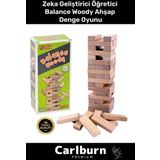 Premium Eğitici Zeka Geliştirici Öğretici Eğlence Aile Parti Balance Woody Ahşap Denge Oyunu