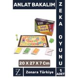 Premium Eğlenceli Eğitici Öğretici Zeka Geliştirici Arkadaş Aile Grup Kutu Oyun Takımı Anlat Bakalım