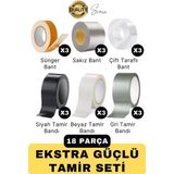 Premium Ekstra Güçlü Sızdırmaz Su Geçirmez Mutfak Lavabo Kenar Tamir Bandı Sakız Bant Çift Taraflı