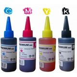 Premium® Epson T664 L3050 L3060 L3070 Uyumlu 4 Renk Kaliteli Mürekkep Seti 4 x 100 ml