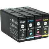 Premium Epson Workforce Pro WF5690DWF 4 Renk Uyumlu Kartuş Seti