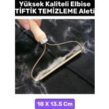 Premium Ergonomik Kompakt Pratik Kullanım Kumaşa Zarar Vermeyen Elbise Eşya Tiftik Tüy Temizleyici