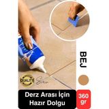 Premium Fayans Arası Bej Hazır Derz Dolgu Gaga Uç Tüp Mermer Mutfak Banyo Zemin Duvar Onarıcı