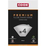 Premium Filtre Kahve Kağıdı - Ebat 4, 80 Adet