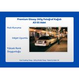 Premium Glossy 260g Fotoğraf Kağıdı A3, 50 Adet