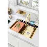 Premium Gold Akıllı Mutfak Evyesi- 75X46 Cm Çok Fonksiyonlu- Lüx Dijital Akıllı Eviye Seti