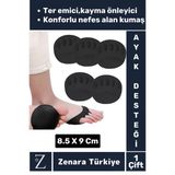 Premium Gündelik Kullanım Kayma Önleyici Ter Emici Esnek Kumaş Ayak Taban Parmak Altı Desteği