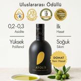 Premium Gurme Domat Zeytinyağı 500 Ml Ödüllü Yüksek Polifenollü Erken Hasat Soğuk Sıkım Natürel Sızma Zeytinyağı