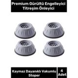 Premium Gürültü Engelleyici Titreşim Önleyici Kauçuk Çamaşır Bulaşık Makinesi 4 Adet Ayak Pedleri
