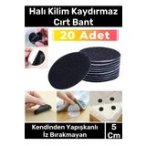 Premium Halı Kilim Sabitleyici Koltuk Kaydırmaz Kendinden Yapışkanlı Yıkanabilir 20 Adet Cırt Bant