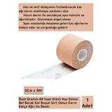 Premium Hızlı Etkili 5cmX5m Kas Eklem Bel Bacak Kol Boyun Sırt Omuz Karın Kalça Ağrı Bandı Ten