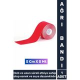 Premium Hızlı Uzun Süre Etkili Kas Bel Bacak Kol Boyun Sırt Omuz Karın Kalça Isı Ağrı Bandı Kırmızı
