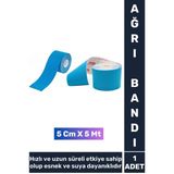 Premium Hızlı Uzun Süre Etkili Kas Bel Bacak Kol Boyun Sırt Omuz Karın Kalça Isı Ağrı Bandı Mavi