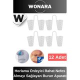 Premium Horlama Önleyici Rahat Nefes Almayı Sağlayan Uyku Kalitesini Artırıcı Burun Aparatı 12 Adet