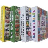 Premium Ilk 50 Hayvan Sözcük Hafıza Kartı Meyve Sebze 4'lü Set