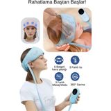 Premıum Isıtmalı Şarjlı Kafa Masaj Aleti | Hava Yastıklı Baş Kafa Masajı Cihazı | 3 Isı x 3 Masaj Modu ve 6 Bölgeli Hava Yastığı Kafa Baş Masaj Cihazı - Renkli