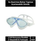 Premium Junior Su Geçirmez Buhar Yapmaz Ayarlanabilir Gs3 Çocuk Silikon Havuz Deniz Yüzücü Gözlüğü