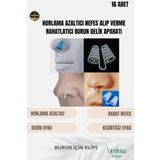Premium Kalite Horlama Azaltıcı Nefes Alış Veriş Kolaylaştırıcı Burun Filesi Aparatı 16'lı Set