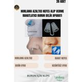 Premium Kalite Horlama Azaltıcı Nefes Alış Veriş Kolaylaştırıcı Burun Filesi Aparatı 20'li Set