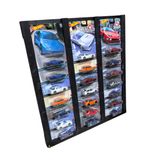 Premium Kart Sergileme Standı, Kartonet Doğal Ahşap Sergileme Vitrini, Oyuncak Araba Rafı