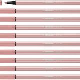Premium Keçeli Kalem - Stabilo Pen 68 - 10'lu Paket - Kırmızı