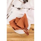 Premium Keten Peçete Seti 40 X 40 Cm - 6 Adet