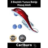 Premium Kolay Kullanım Zindelik Rahatlatıcı Boyun Sırt Tüm Vücut 3 Başlıklı Yunus Balığı Masaj Aleti