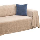 Premium Koltuk Örtüsü 175X300 Large Gramajlı Jakarlı Şönil Camel | Kanepe Örtüsü | Kaymaz - 0,6 x 19 x 29 cm - Çok Renkli