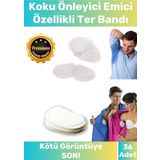 Premium Kötü Görüntüye Son Koku Önleyici Emici Özellikli 36 Adet Ter Bandı