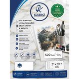 Premium Kraft Kağıt A4 90 gr 500’LÜ | 21X29,7 cm Yazıcı, Baskı ve El Işi Kağıdı - 500 Adet - Kahverengi