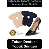 Premium Kullanışlı Yeni Nesil Taban Destekli Ped Vurma Önleyici T Şekilli Topuklu Ayakkabı Konforlu