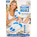 PREMİUM LÜX JEL Hafızalı Visko Ortopedik Tabanlık, Memory Foam Teknoloji, İç Ayakkabı tabanı, Topuk dikeni, Rahat, Koşu tabanlığı, Konfor, Darbe emici,1 Çift
