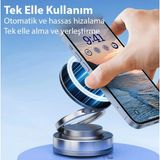 Premium Mıknatıslı Çok Güçlü 360 Derece Araç Içi Telefon Tutucu Clio Megane Austral Için - Ahşap - Bej - Siyah
