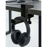 Premium Minimalist Gamer Çok Amaçlı Ayarlanabilir Kulaklık Standı - Siyah