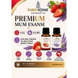 Premium Mum Esansı 5 Cc 2'Li Set - Çilek, Lavanta - Soya Wax, Parafin, Jel Wax Ve Bal Mumu Uyumlu Bkfab2cklv5